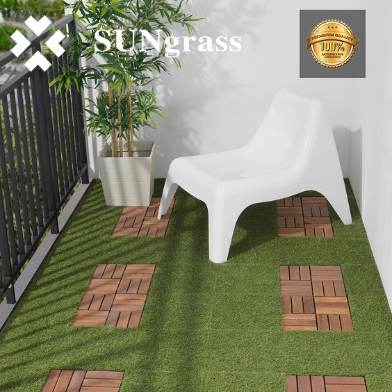 35mm Matt Green Artificial Synthetic Grass SGS Certificated Outdoor Indoor Decoration