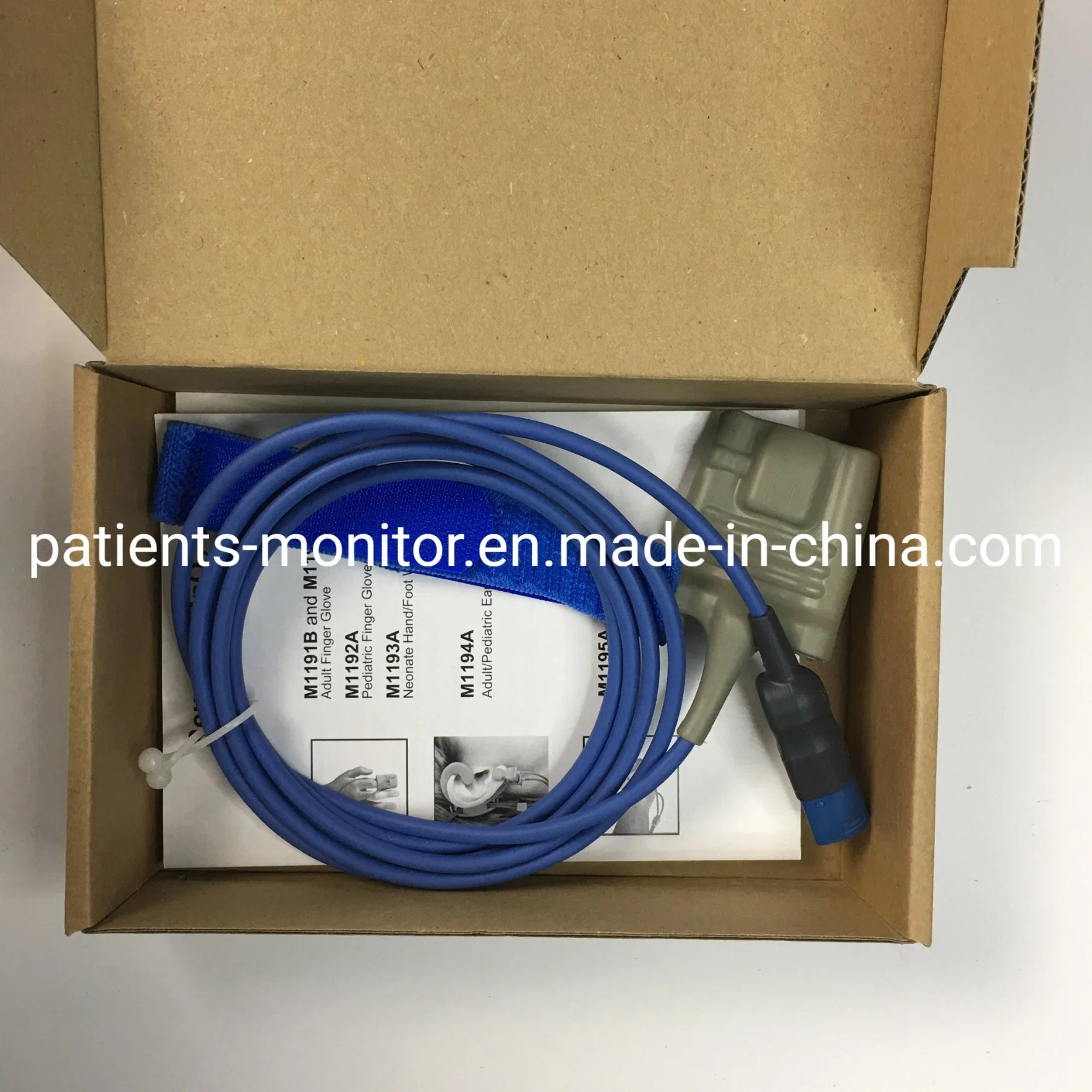 Philips M1191B Wiederverwendbarer Handschuh-Sensor für Erwachsene SpO2 989803144371 Original Neu