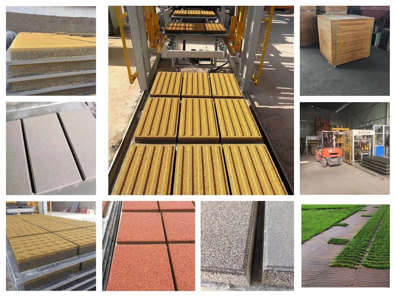 Hollow Brick Paver Interlock Block Cement Brick Making Equipment