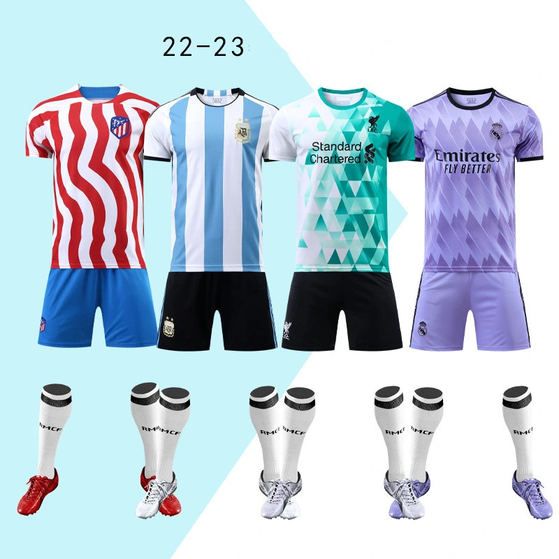 2022-2023 Fußballtrikot, Trainingsbekleidung, Fußballbekleidung, Herrenshirt und Fußballtrikot