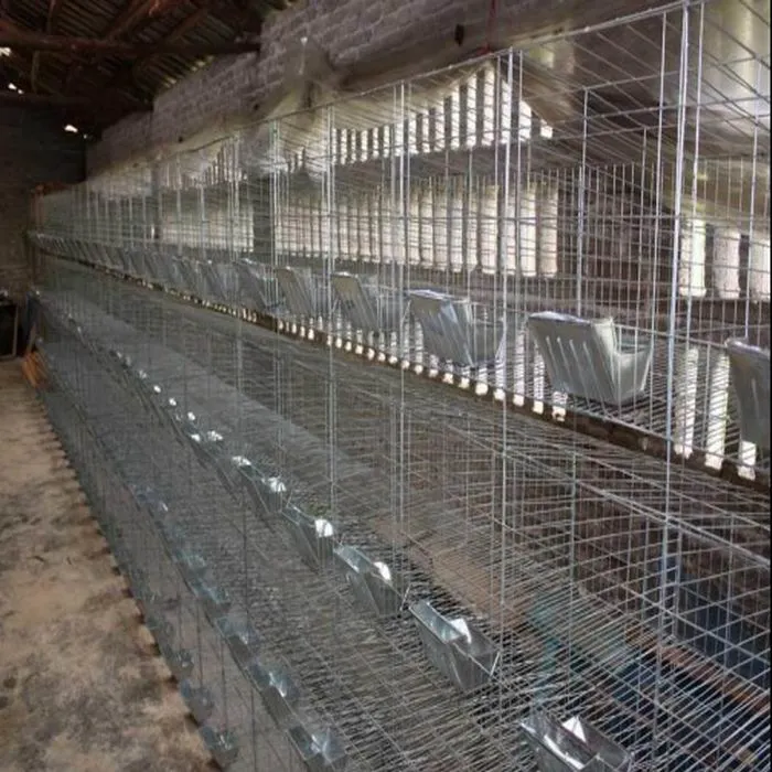 High-Quality H Type Industrial Breeding Commercial Farm Rabbit Cage