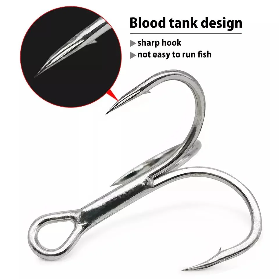 Sea Fishing Saltwater Three Hook Big Game Tuna Fishing Hook Bulk