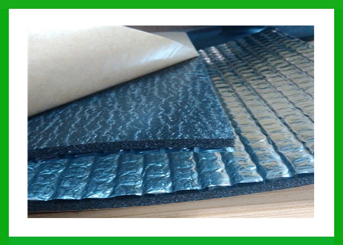 House Construction Self Adhesive Foam / Bubble Insulation Material 4mm Thickness Heat Insulation Building Materials