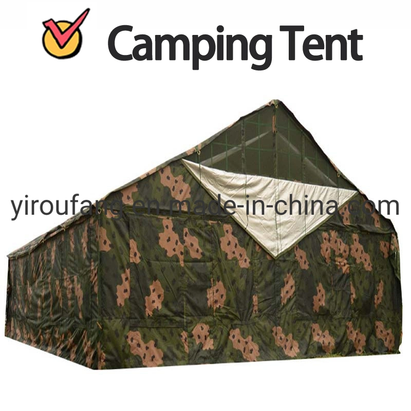 China Relief Canvas Tent Cantonment Prevent Mosquito Invasion Anti-UV Prevent Suitable for All Outdoor Activities Oxford Fabric Tent Olive Green Tents