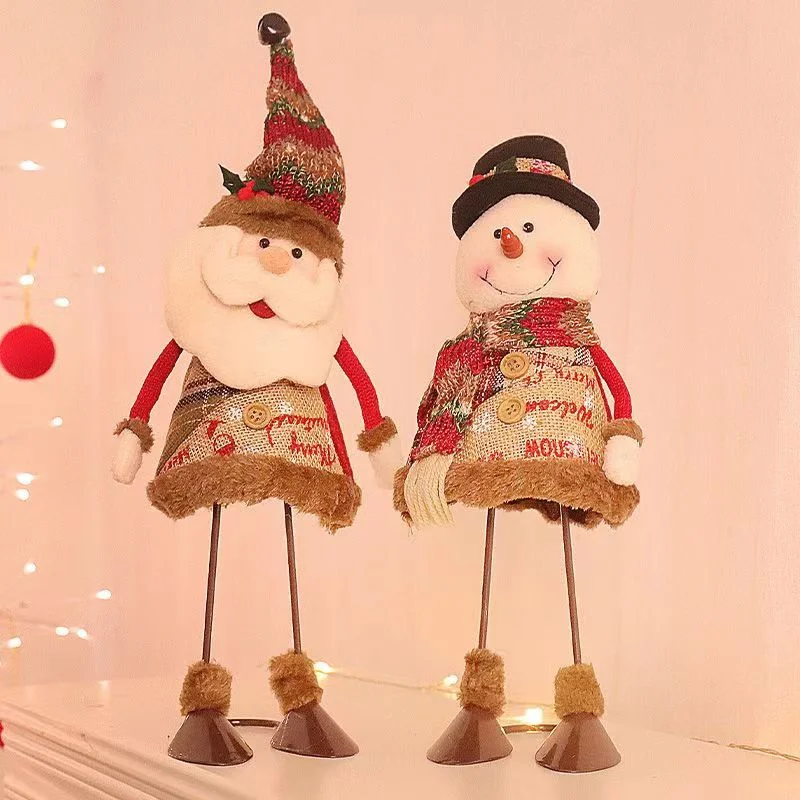 Promotional Gifts Santa Claus Bear Christmas Snowman Plush Toys Elk Dolls Christmas Decoration Gifts Hot Sale Plush Toys