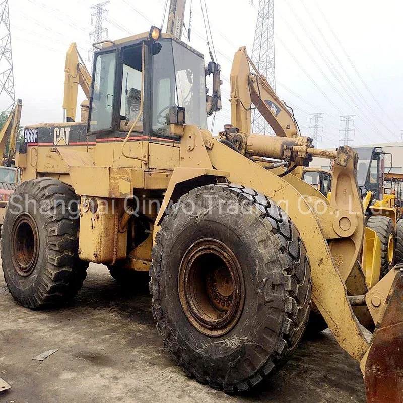 Second Hand Cat 966f Used Wheel Loader for Mining Construction