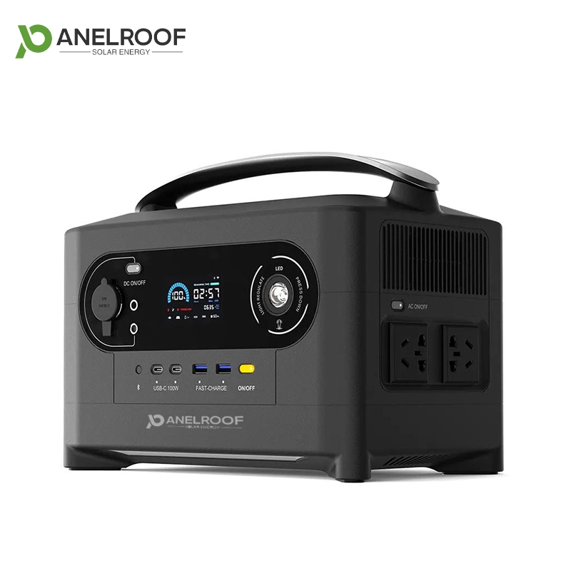 Panelroof Rechargeable Battery 700W 1000W 2400W Solar Portable Power Station for Home Use