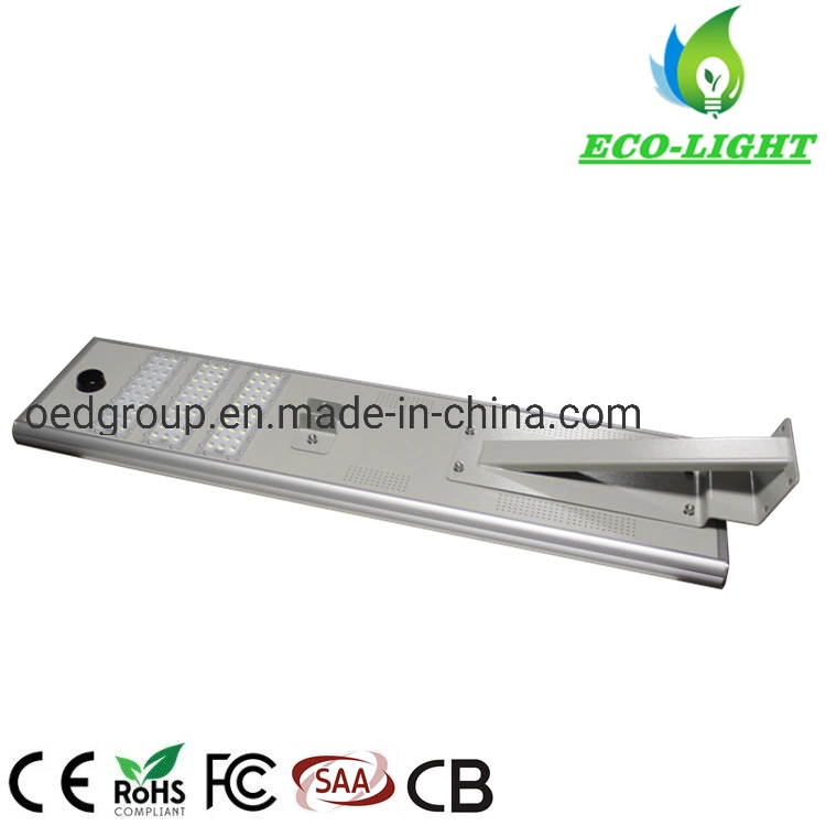 LED 50W Road Lawn Integrated Solar Street Light with 50, 000 Hours Lifetime