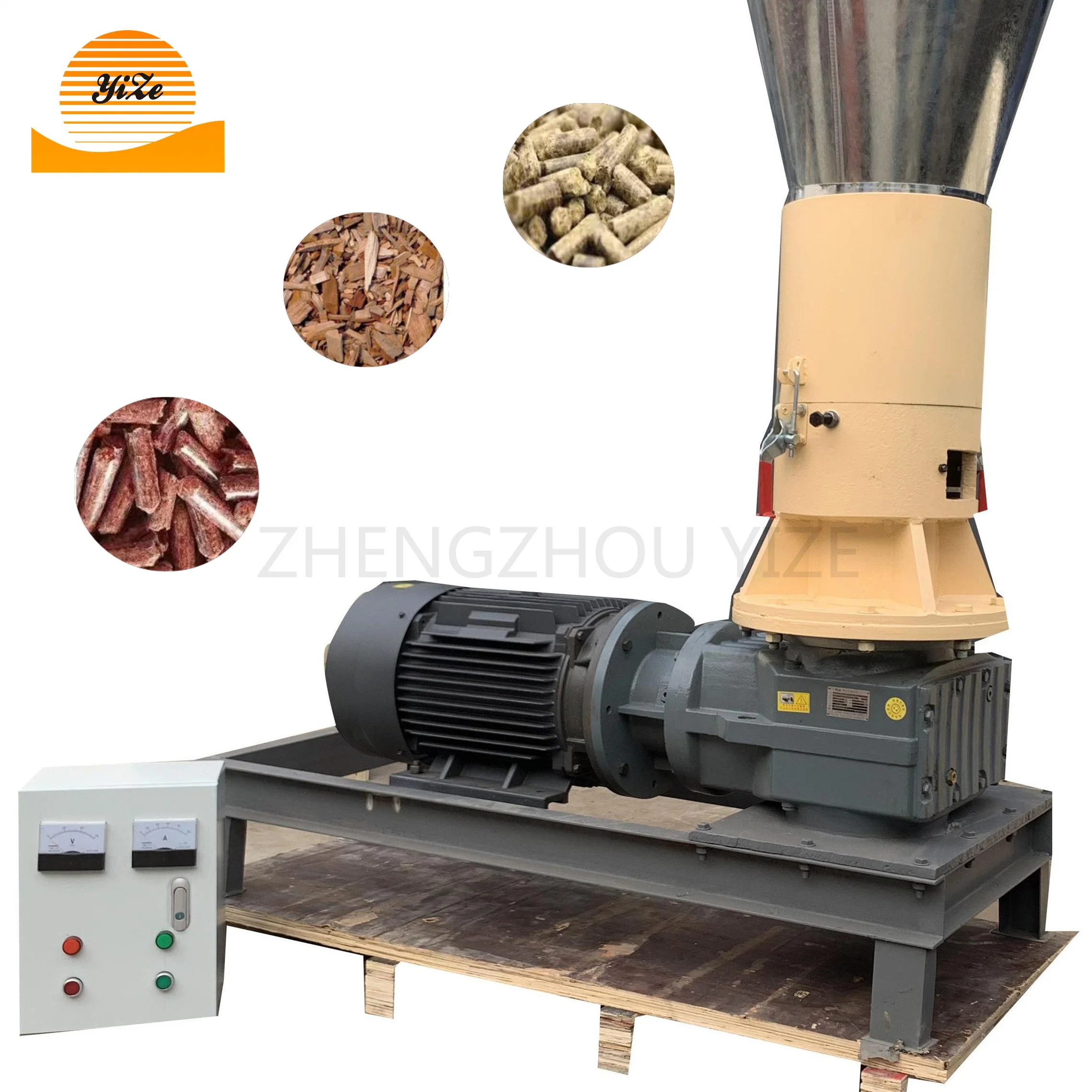 Diesel Engine Wood Pellet Granulator Sawdust Pelet Making Machine