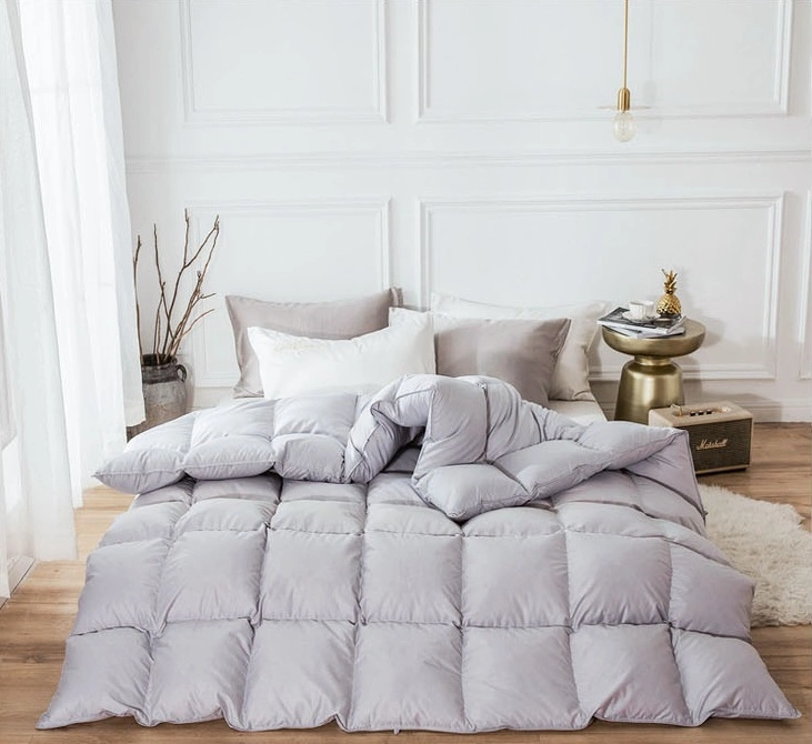 Taille personnalisée vers le bas d'autres couette réversible courtepointe microfibre 100% duvet