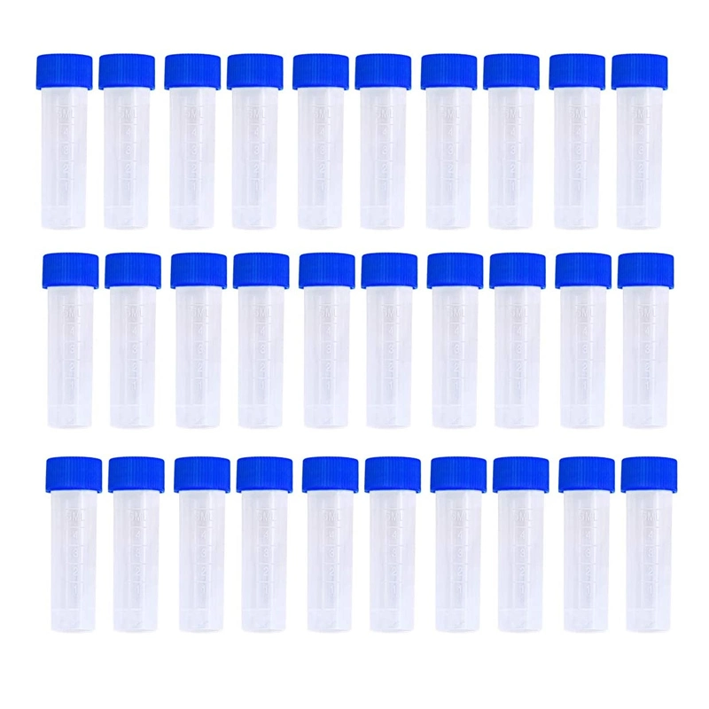 Médicos desechables transparente con tapa de rosca externa criotubo tubo Cryovial 5ml.