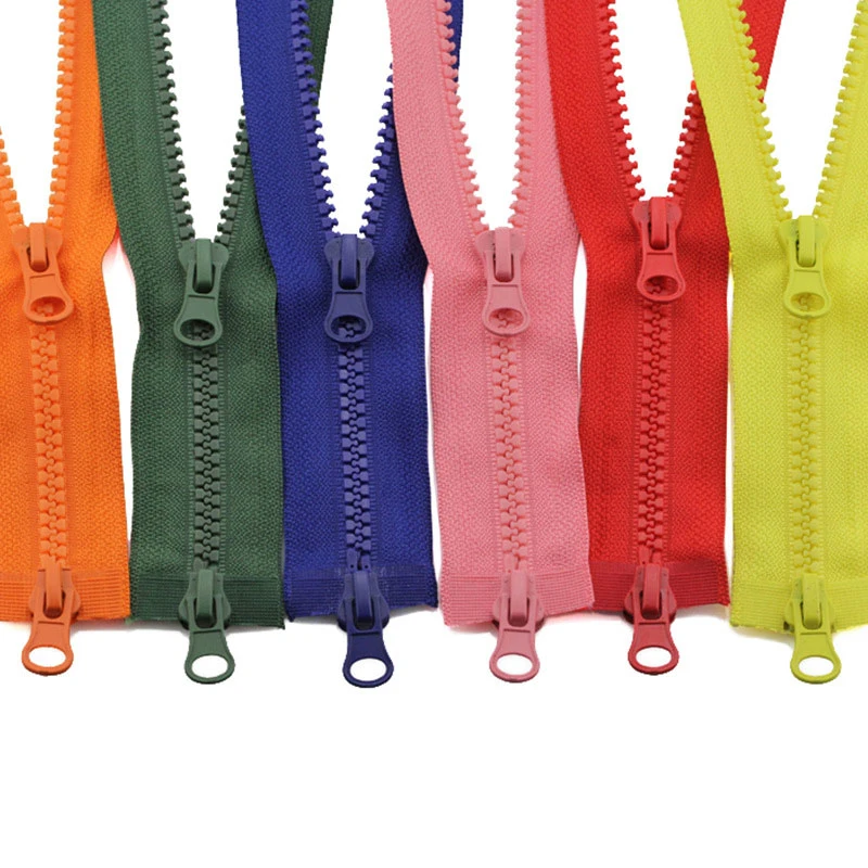 Custom 5# Nylon Waterproof Zippers Double Sliders Invisible Sewing Zipper