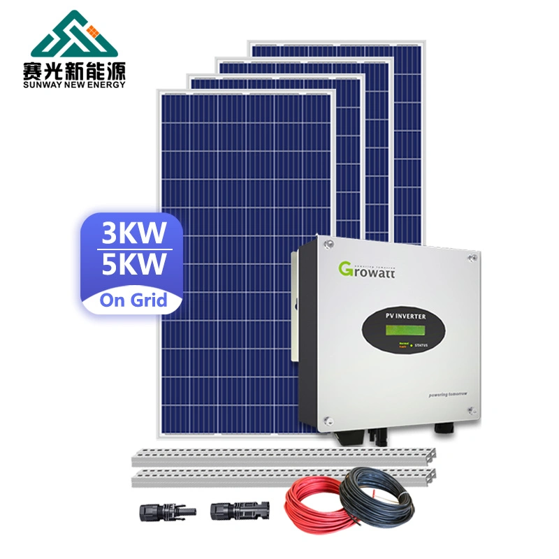 Cheapest Home Solar Equipment on Grid Soalr Power System 10kw