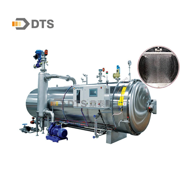 Static Water Cascading Retort/Autoclave/Sterilizer for Foods and Beverages in Can and Glass Jar