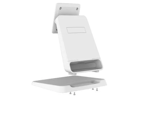 Verstellbares quadratisches POS-System Kasse POS Terminal Bracket Dual VESA-POS-Ständer