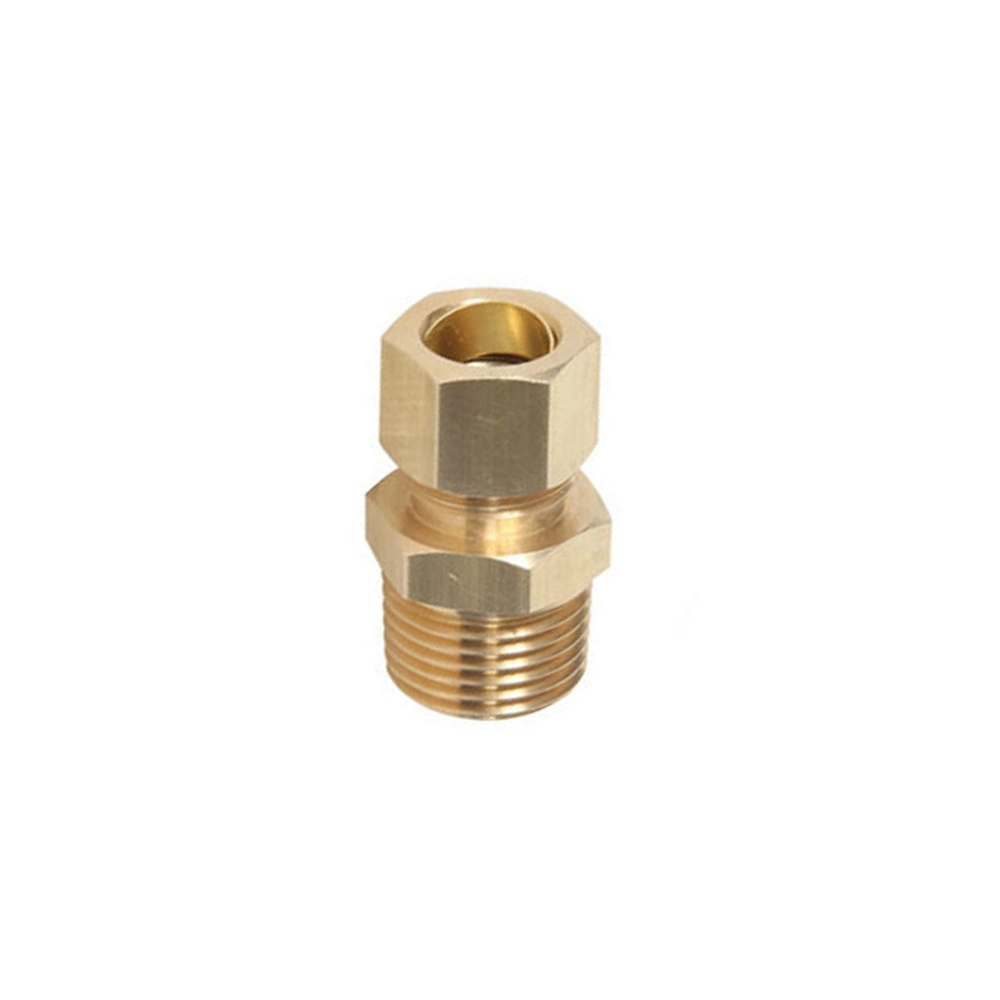 Professional Customized Tee Brass Pipe Fittings Machinery Metal Spare Parts