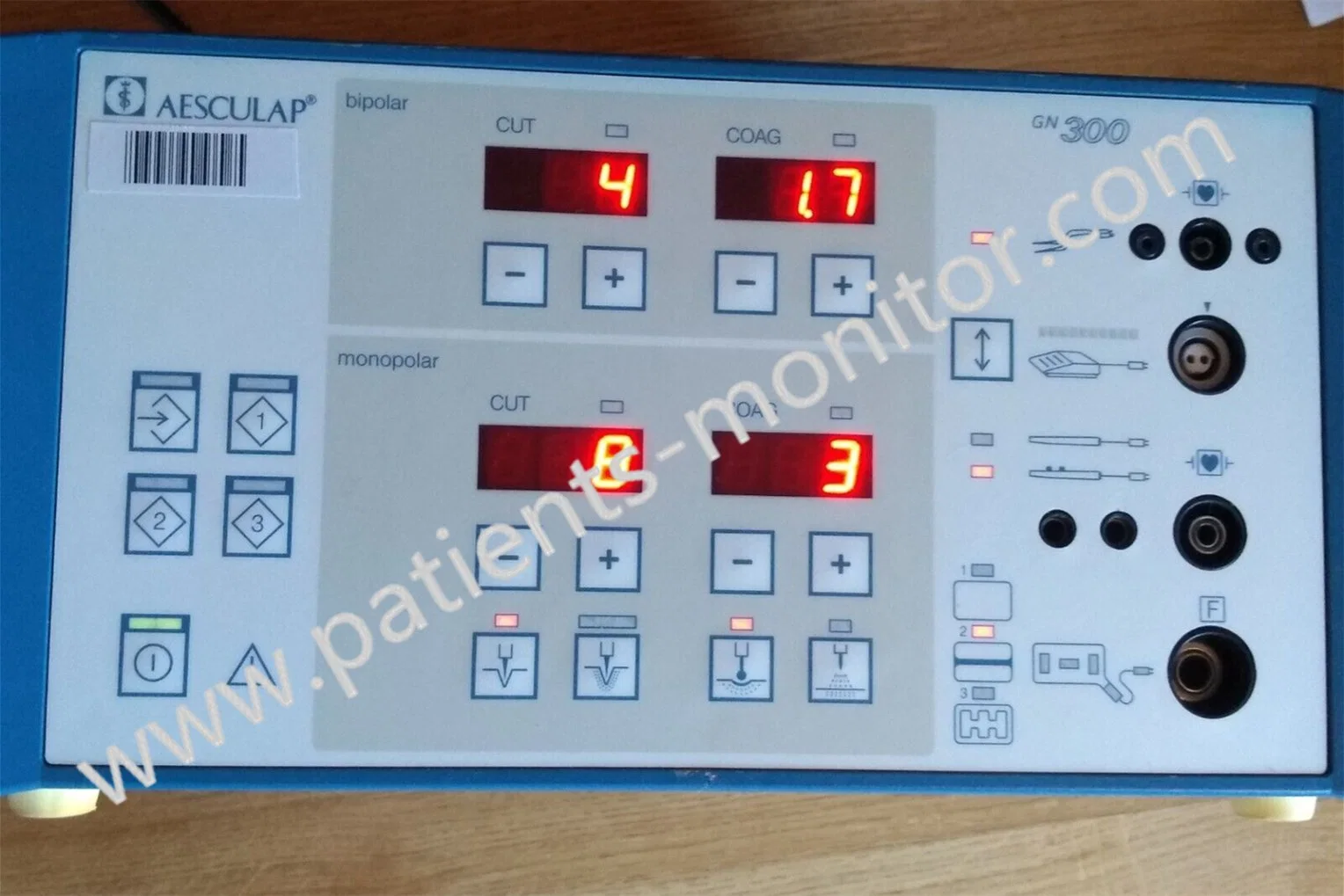 Aesculap Gn300 Electrosurgical générateur d'unités de chirurgie monopolaire bipolaire