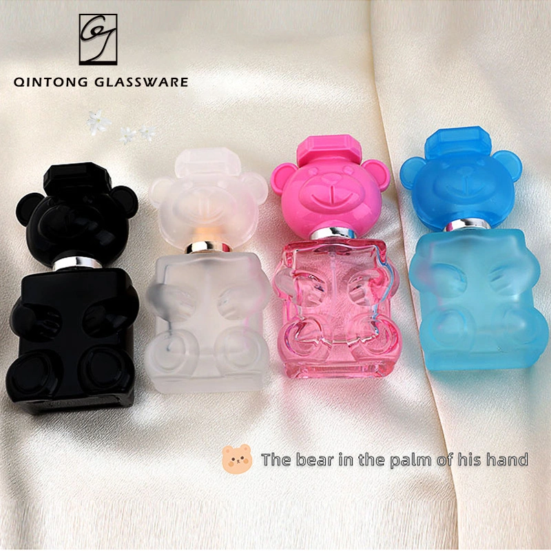 Wholesale/Supplier 30ml 1oz Cartoon Sweet Lovely Mould Bottle Cosmetics Packaging Clear Glass Perfume Bottle