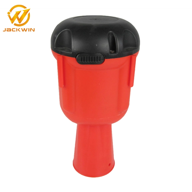 2" Width Retractable Nylon Belt Cone Toppers Connector Barriers