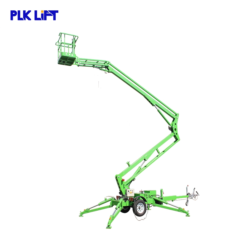 14m 16m Tractor Mounted Farm Cherry Picker Boom Lift