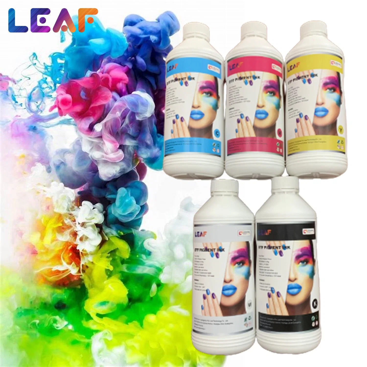 Leaf Vivid Color Textile Pigment Printing Ink Water Based Dtf Ink