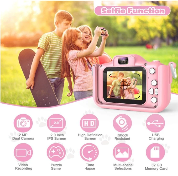 Cute Cartoon Children Fun Digital Pgoto Kids Photo Camera