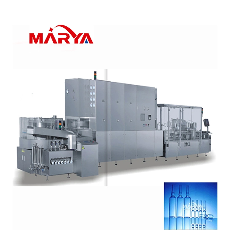 Marya Pharmaceutical Ampoule Liquid Filling Machine in Ampoule Bottle Washing Sterilizing Filling Sealing Production Line Supplier with CE ISO Certificate