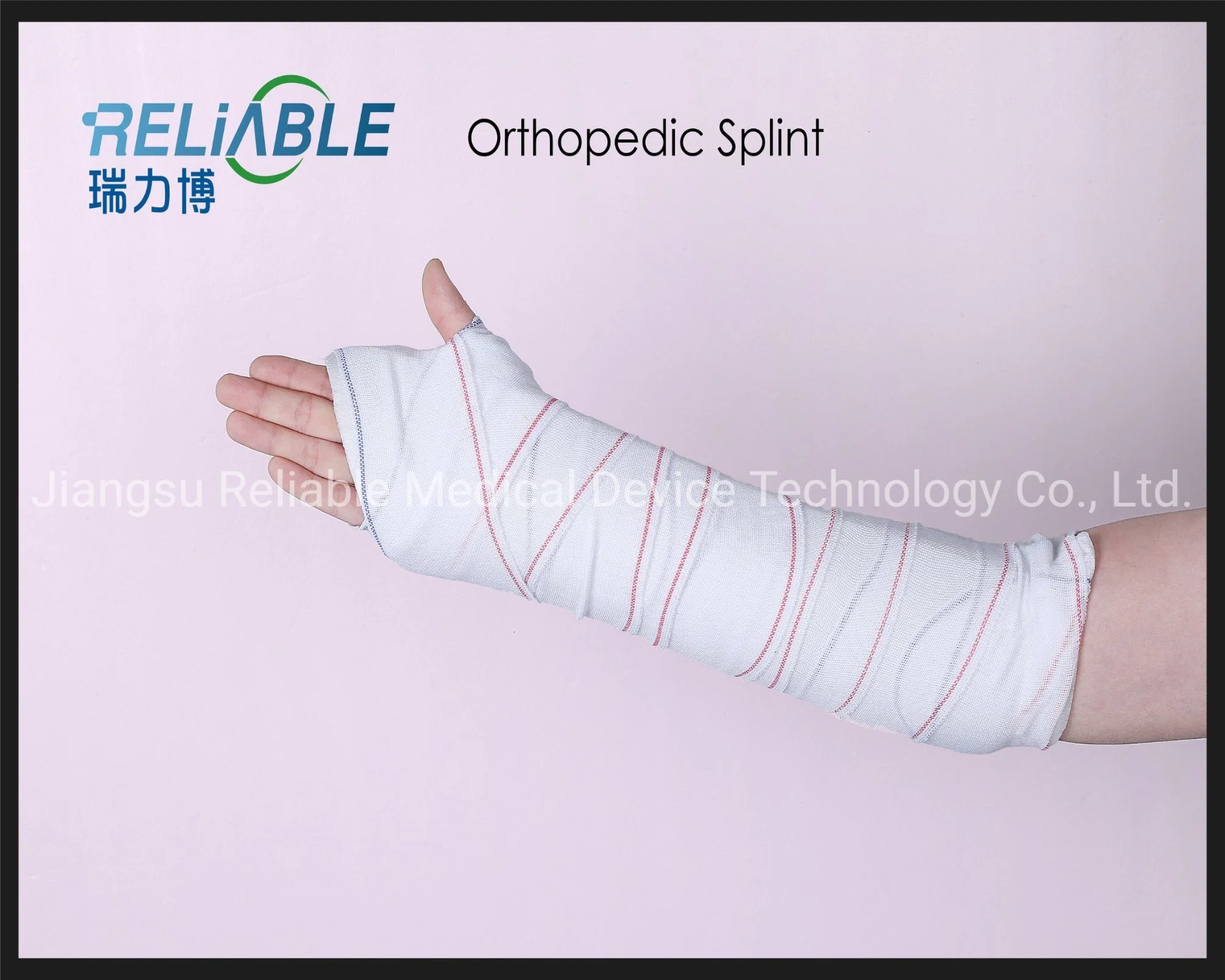 Orthopedic Medical Fiberglass Splint for Arm or Leg