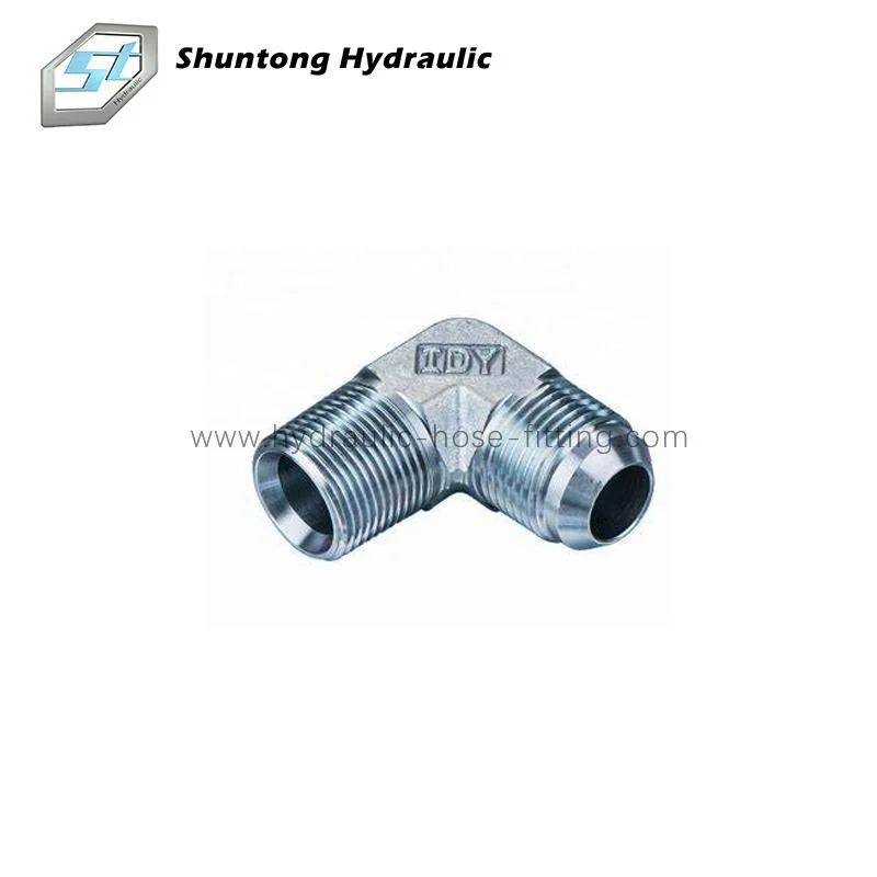 90&deg; Metric Male 74&deg; Cone BSPT Male Hose Adapter