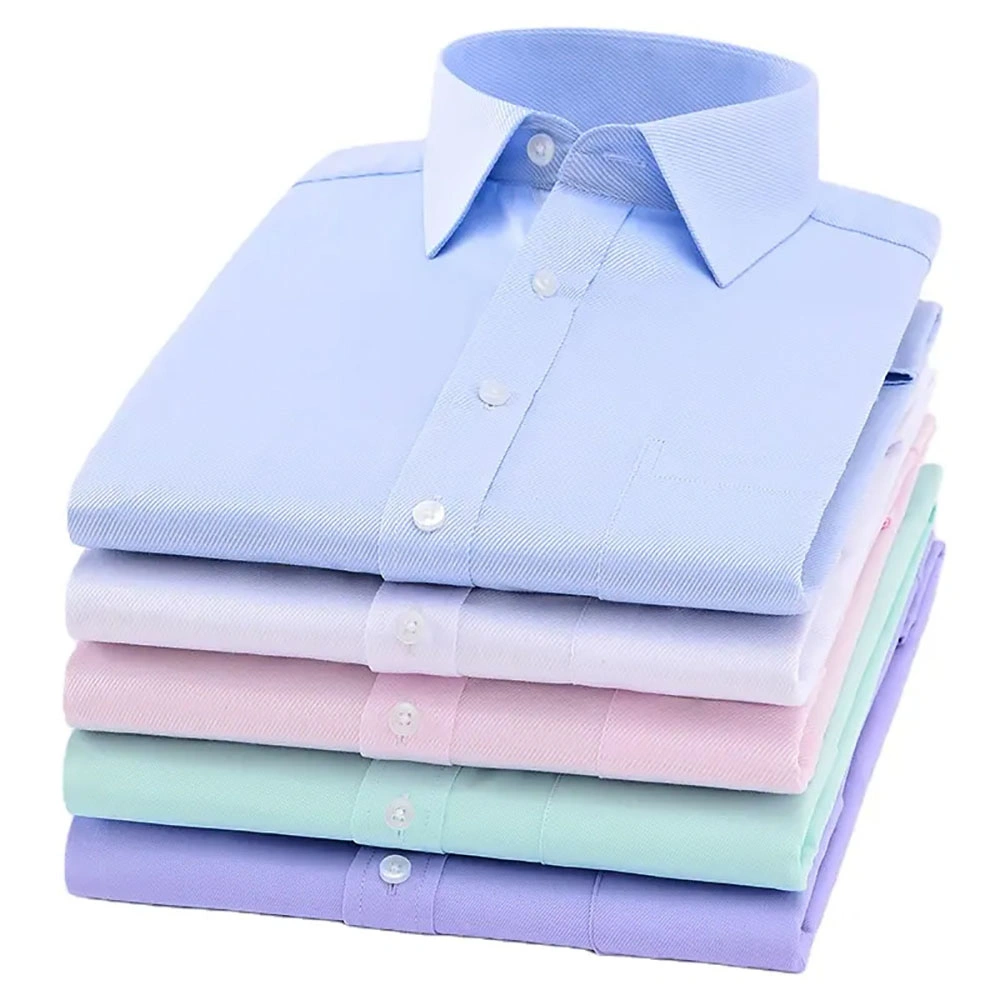 Wholesale/Supplier Logo Custom Cotton Business Casual Slim Fit Men Dress Shirts