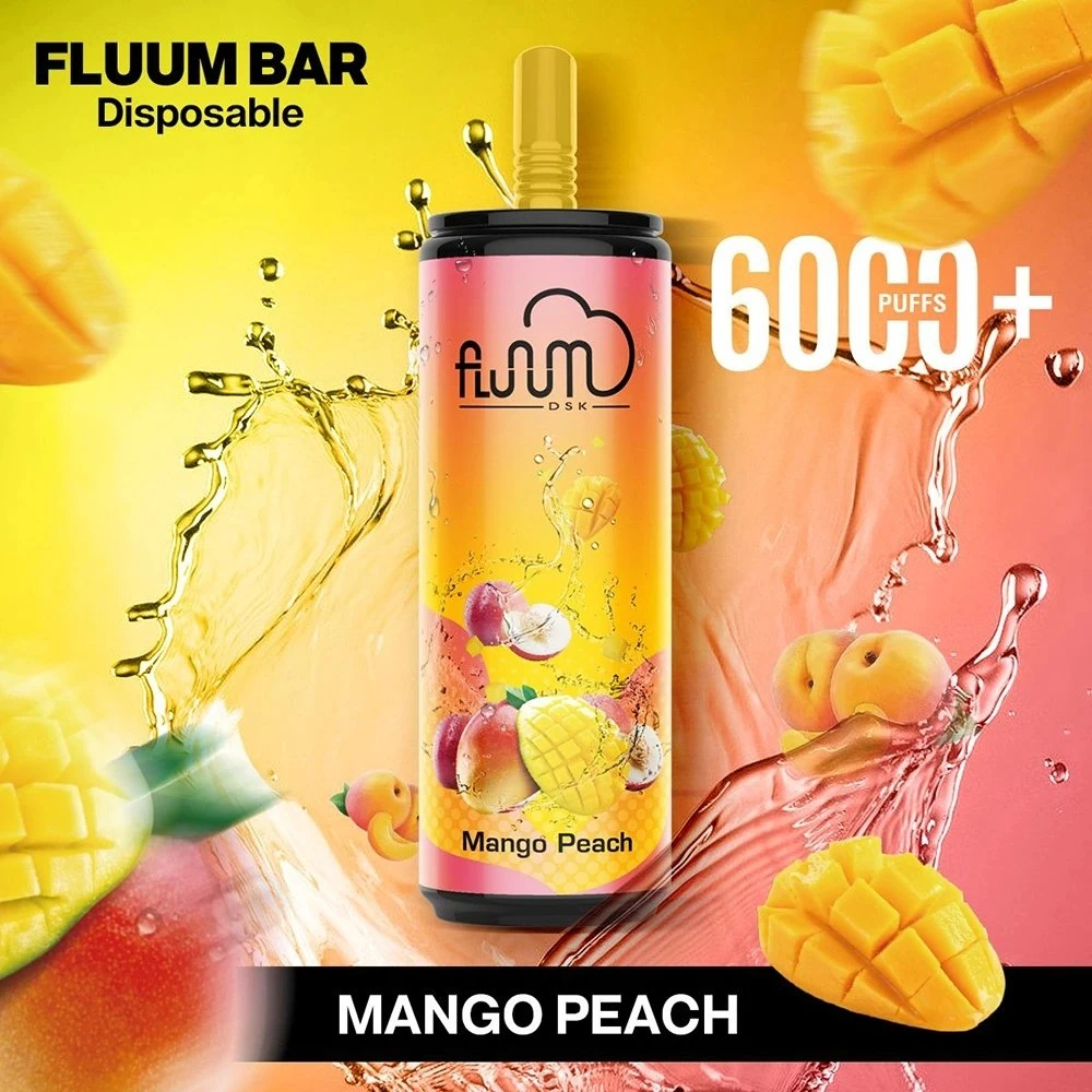 Comercio al por mayor de Vape Fluum desechables pluma 6000 bocanadas de humo Wape Puff Elf hielo jugo Vape vacío Vape Bar