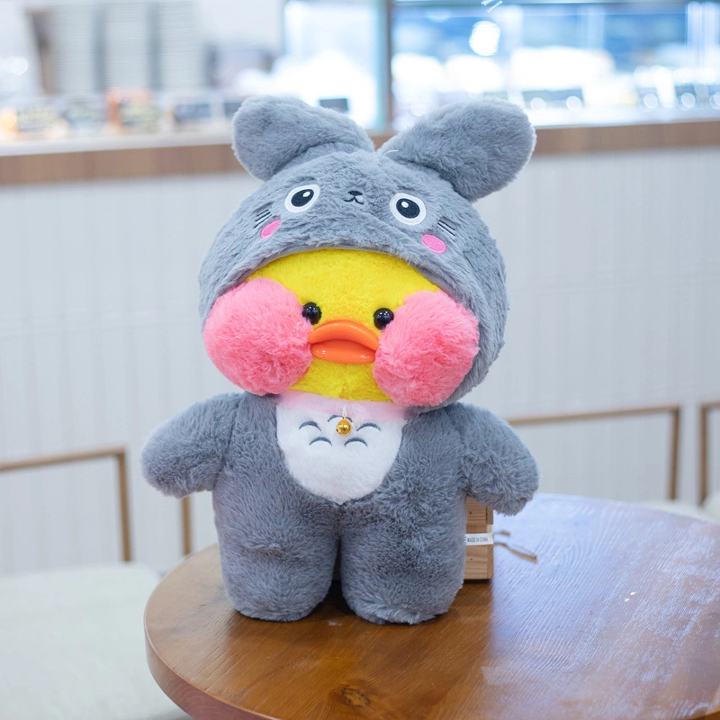 Hot Sale Plush Duck Fluffy Stuffed Soft Animnal Kids Gift Toys