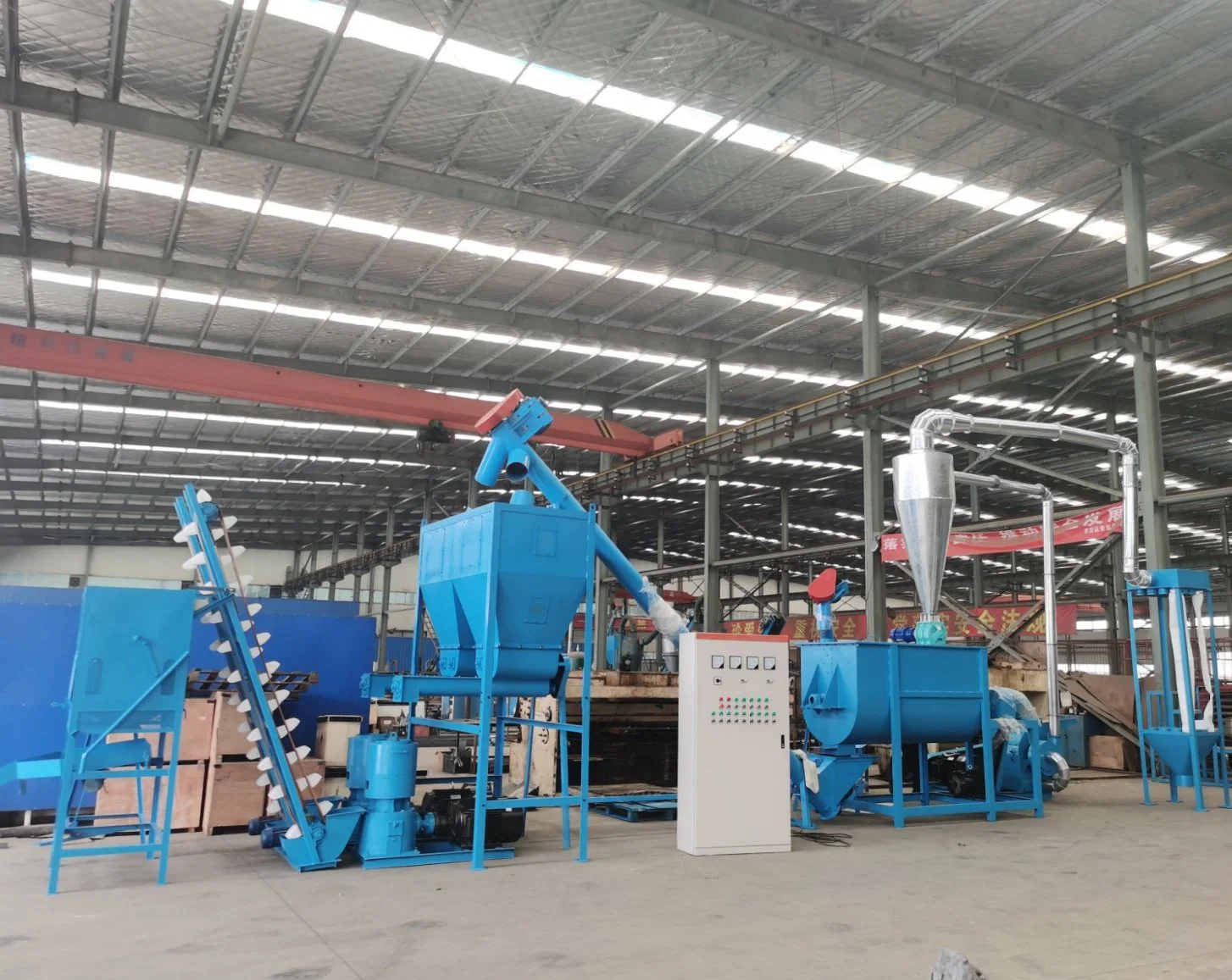 Poultry Feed Pellet Making Machine/Chicken Feed Pellet Mill/ Animal Feed Pelletizing Machine/1 Ton Per Hour Animal Feed Production Line