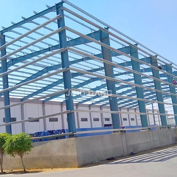 Metal Galvanized Q235 Q355 H Section Steel Structure Shed Storage Construction for Prefab Warehouse Workshop