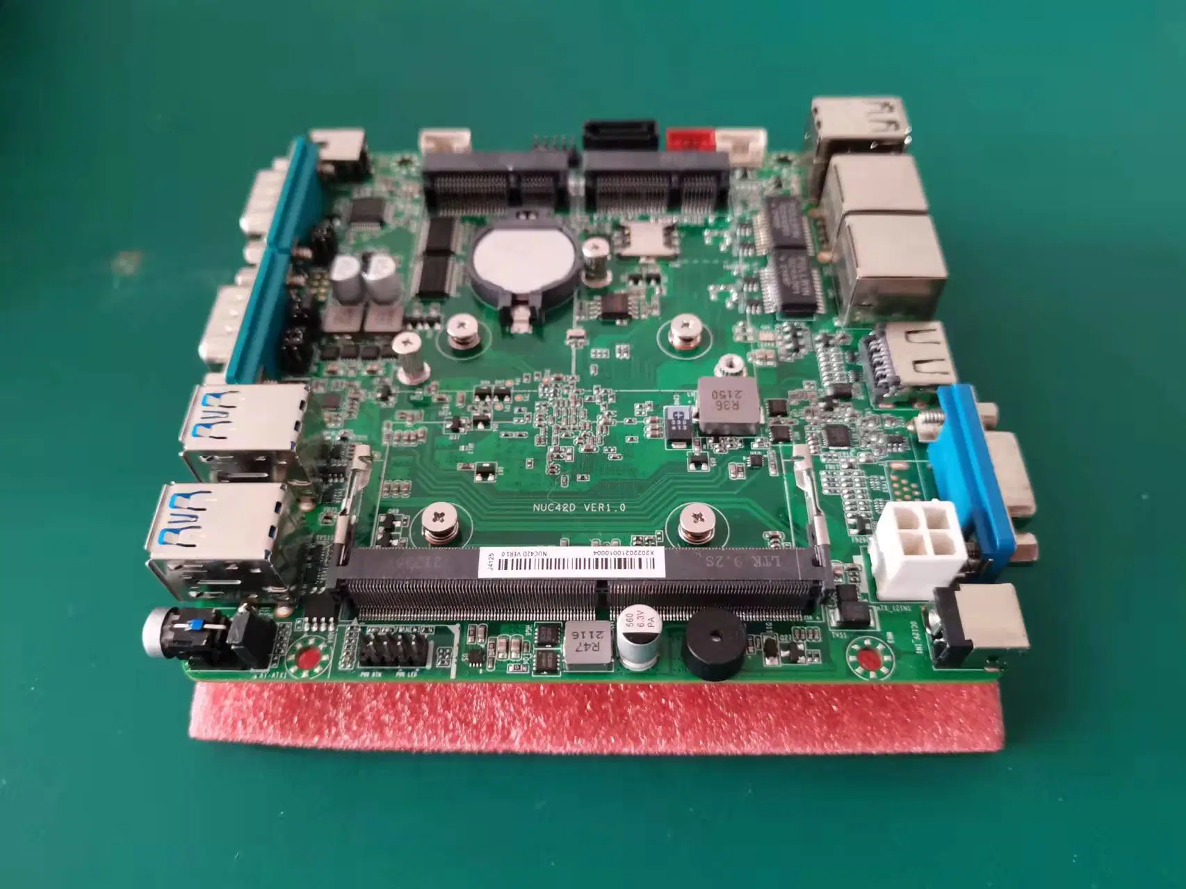 Системная плата Intel Quad Core J4125, плата Nano Board 2 LAN DC 12 19V OEM