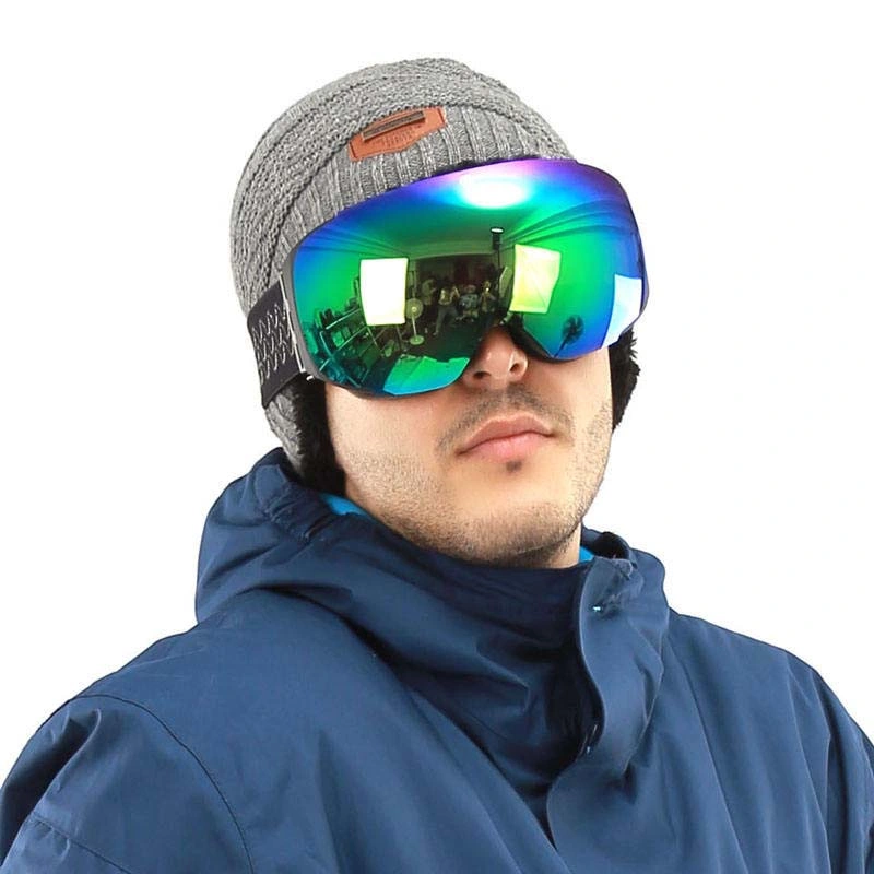 UV400 Revo PC Lens Snowboarding Anti-Fog Ski Goggles Xh181A