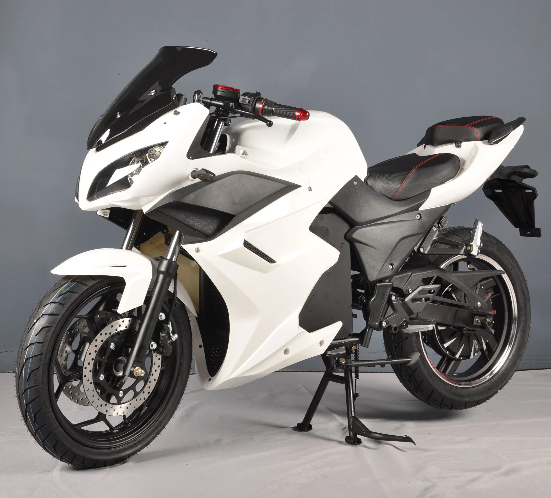 Fábrica de motocicletas eléctricas con motor de alta velocidad de 3000W, 72V 40ah, modelo deportivo, muy vendida E-Motocicleta