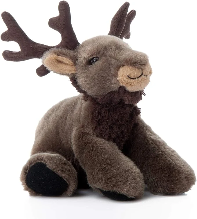 The Wild Animals Elk Stuffed Animal Plushie, Gifts for Kids, Wild Onez Zoo Animals, Elk Custom Plush Toy