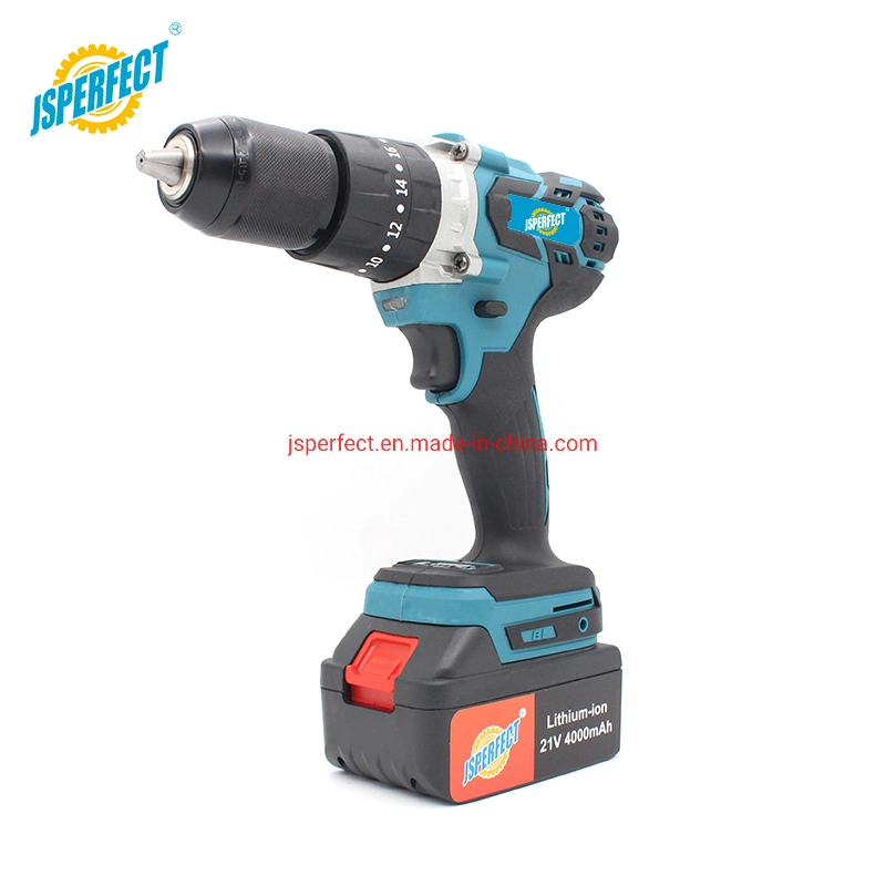 Jsperfect Custom Logo Brushless Motor Wrench 1/2 Inch Impact Drill Cordless Set