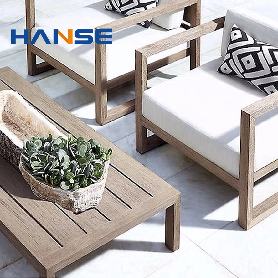 Высокое качество Outdside глубокую зона отдыха садовая мебель деревянная диван, для использования вне помещений