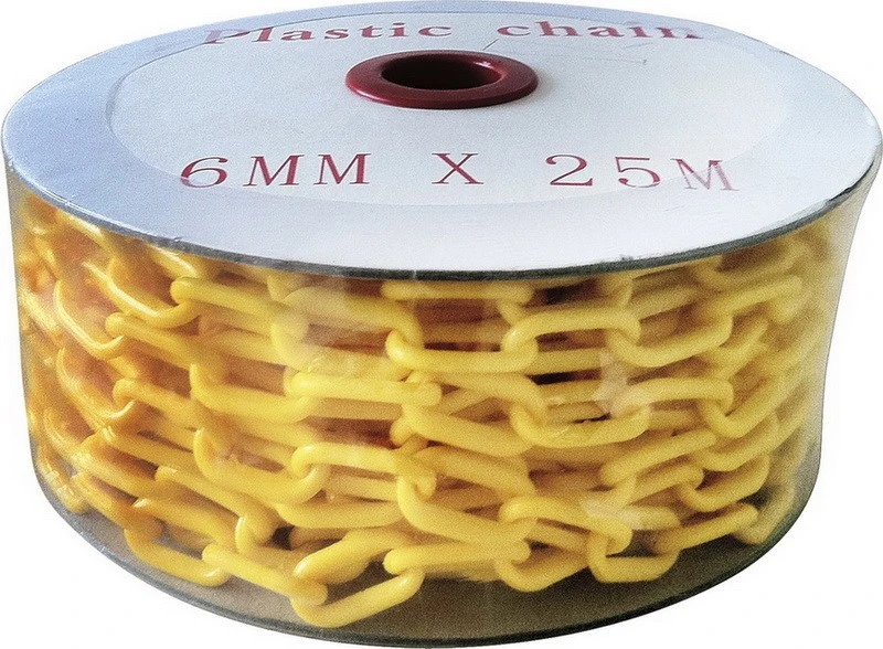 6mm 8mm Roadside Temporary Isolation Safety Caution Plastic Traffic Chain