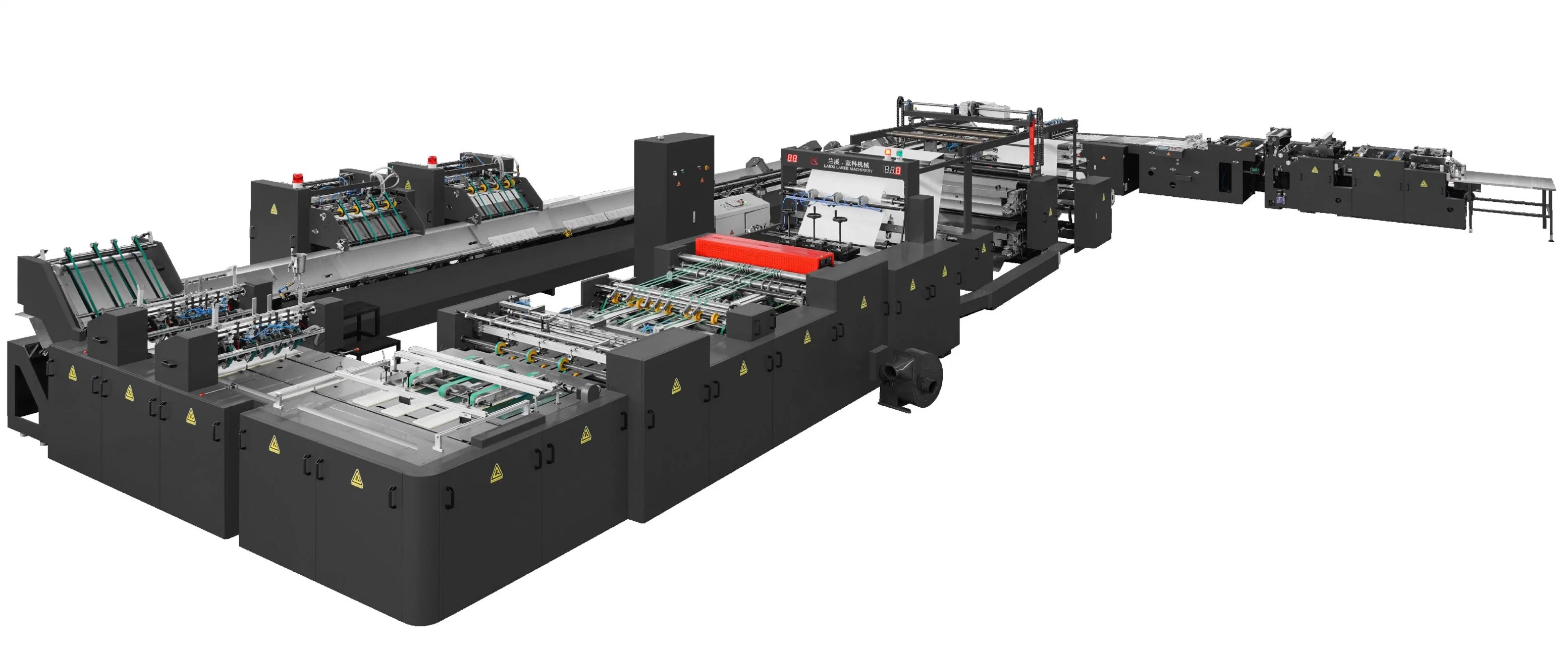 Lk-Gnb760 Ruling Cold Glue Tape Binding Production Line