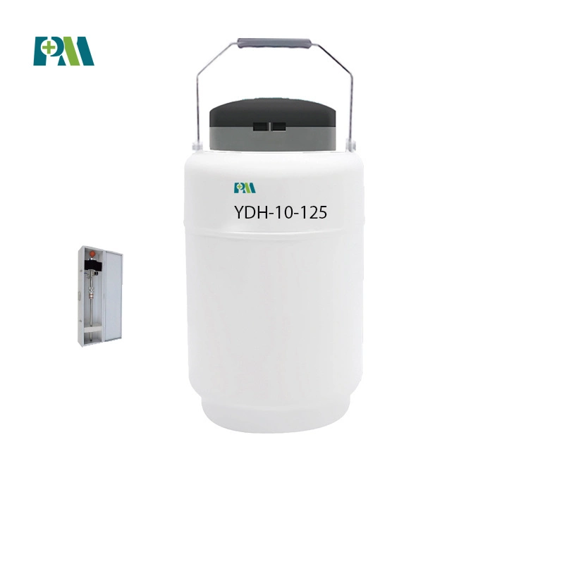 10L Capacity Advanced Technology Dry Shipper Nitrogen Container for Laboratory Cell Safe Storage and Transport Promed