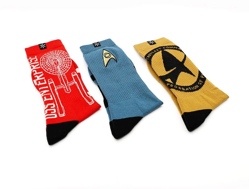 Custom Embroidered Terry Sweat-Absorbing Sports High-End Jacquard Men's Socks