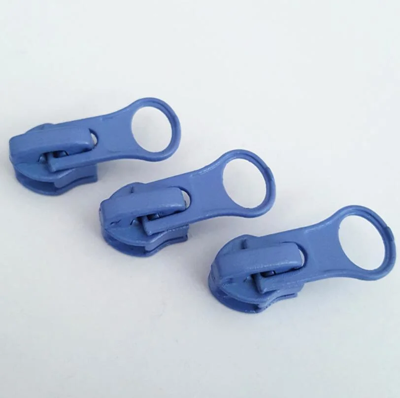 Custom Alloy Slider, Environmentally Friendly Paint Zipper Slider, Zp1007