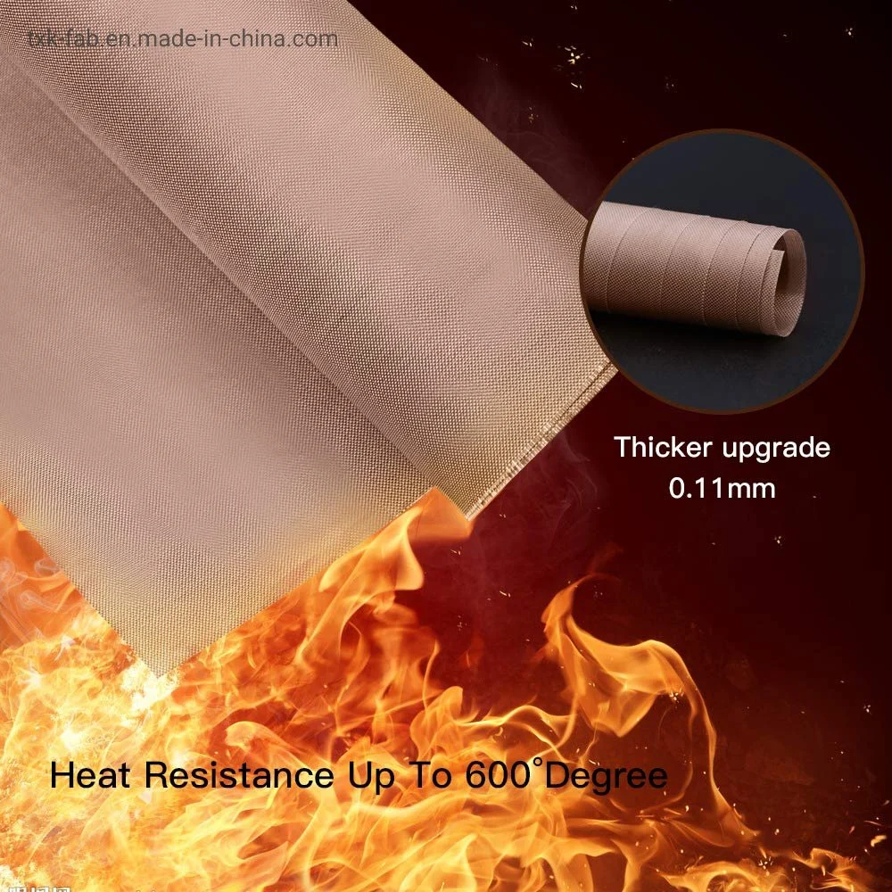 Anti Corrosion PTFE Coated Fiberglass Fabric PTFE Teflon Fabric Sheet for Heat Press Transfer