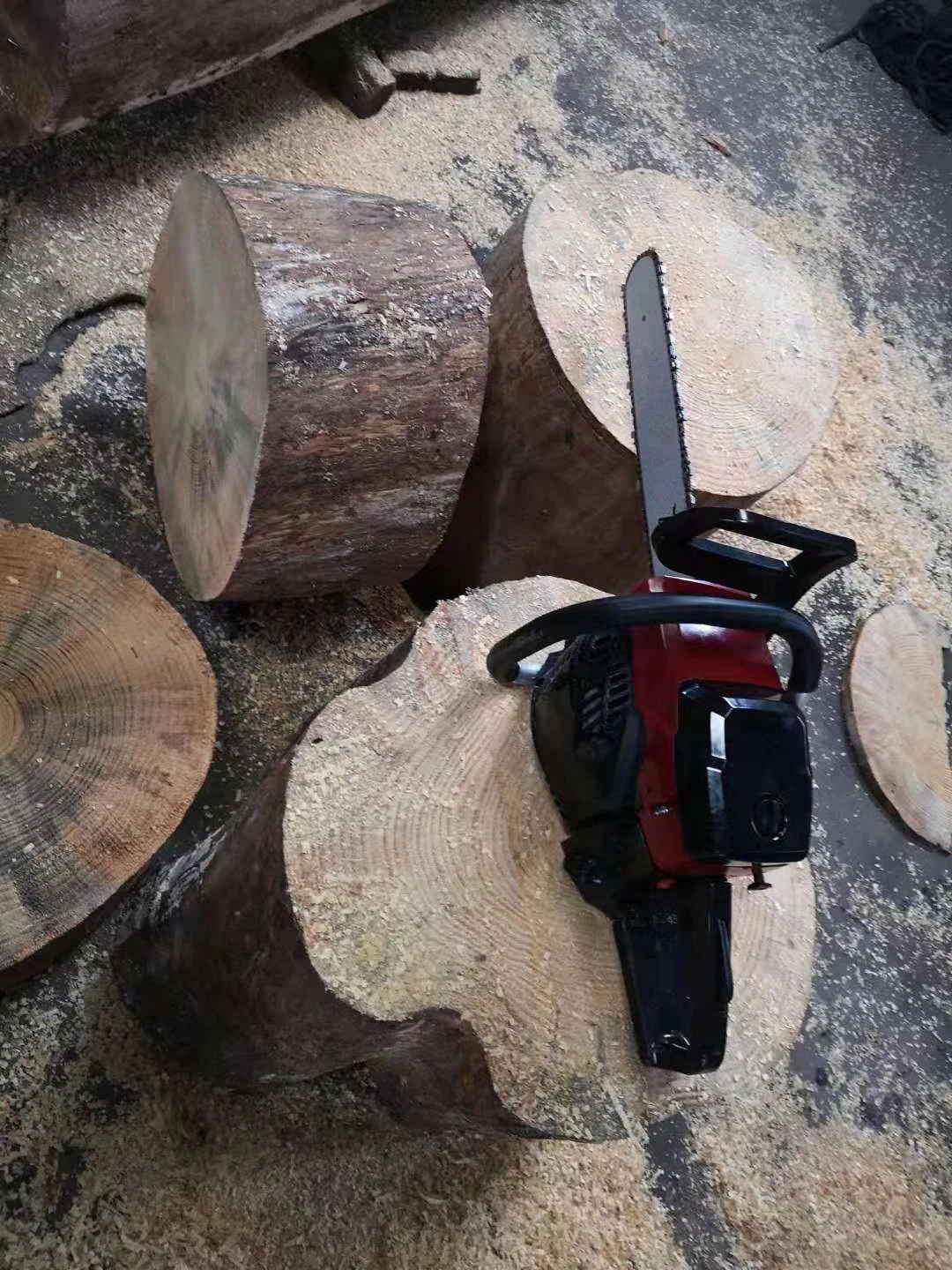 " Anfall des Gas-62cc 20 der Kettensäge-2 übergab Treibstoff-Kette sah, dass Woodcutting für Bauernhof, Garten und Ranch mit Hilfsmittel-Installationssatz sah