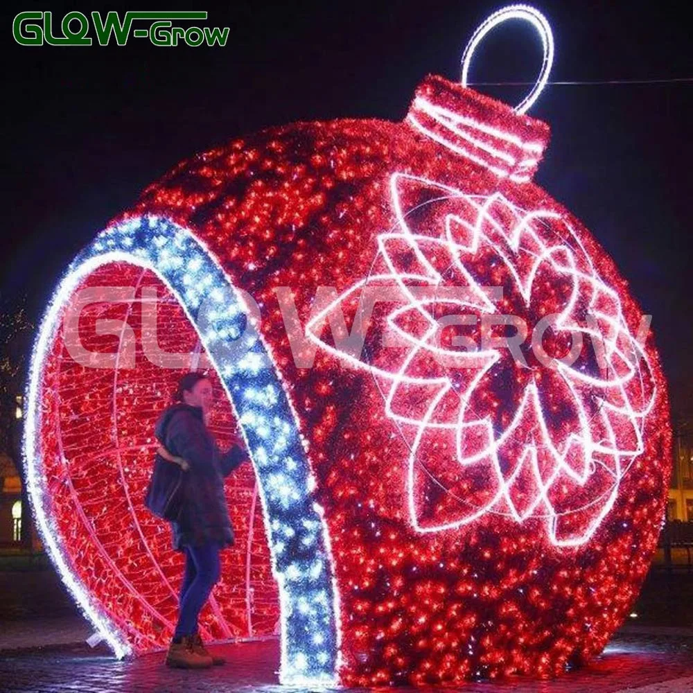 Waterproof Custom 3D Christmas Gift Box LED Rope String Motif Light for Street Holiday Xmas Festoon Garden Outdoor Decoration