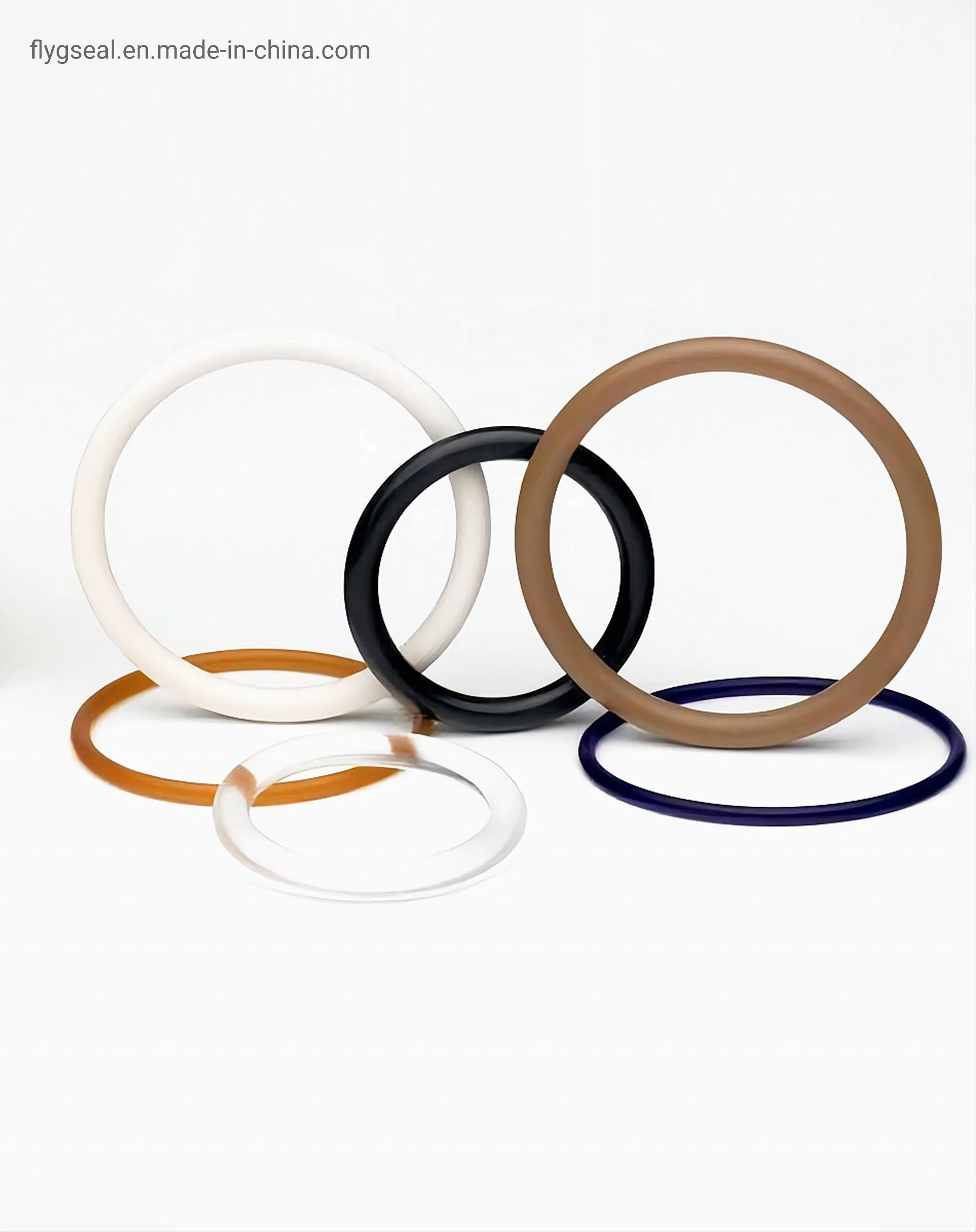 Custom Flat Gasket PTFE Sheet Rod Plate High Temperature Resistance Backup Ring Soft PTFE Washer O Ring Seal