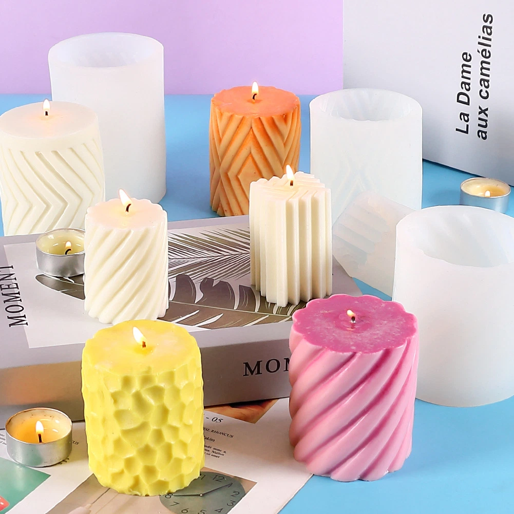 Hot Selling Custom Silicone Candle Molds for Candle Making